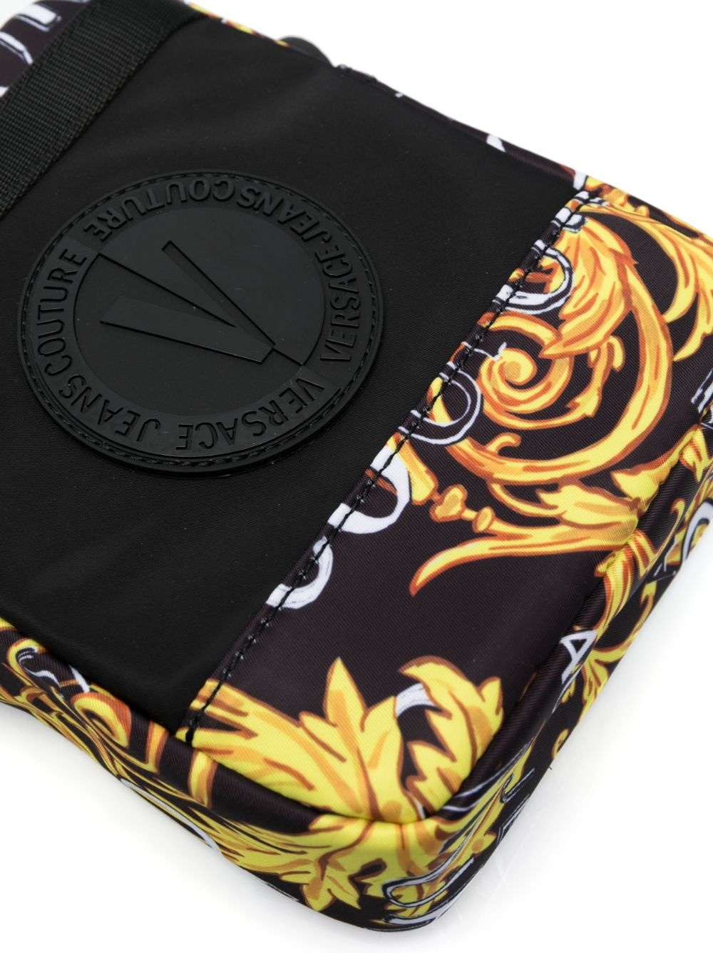 Barocco-print messenger bag - 4