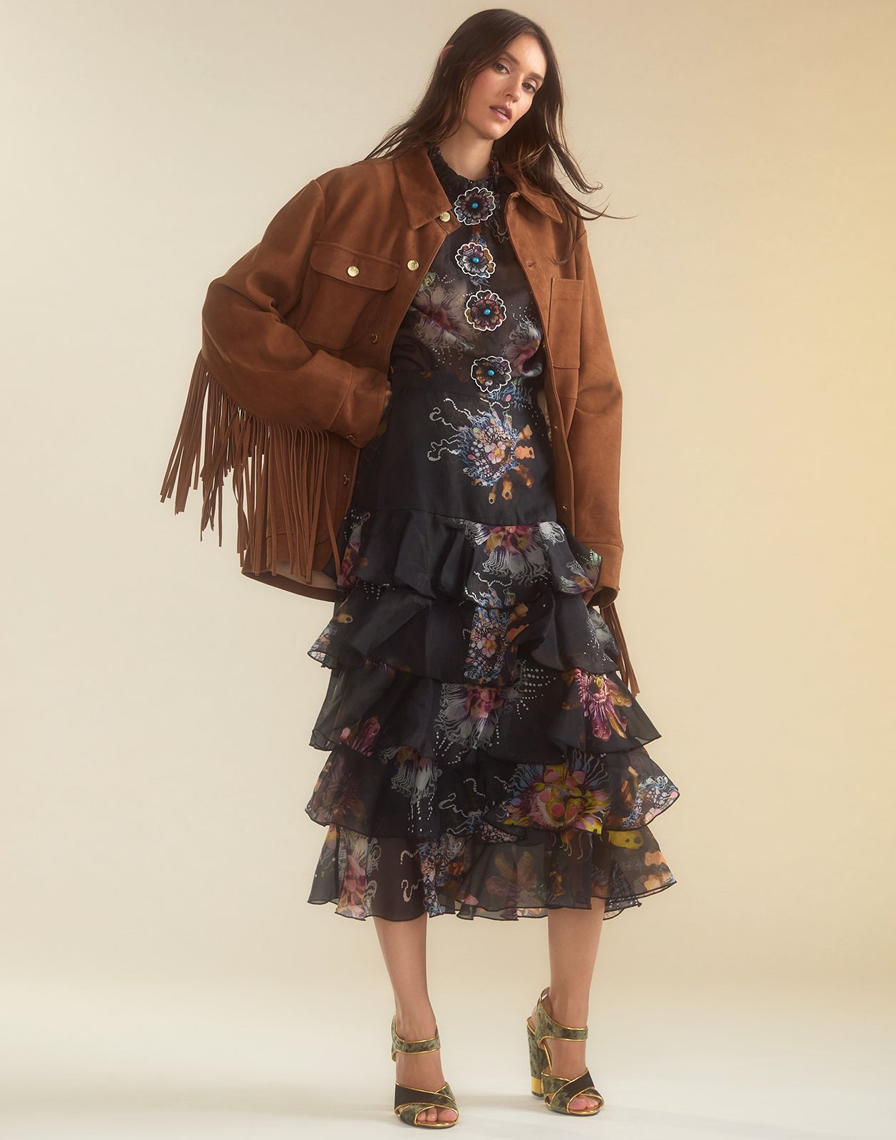 Westward Fringe Suede Jacket - 6