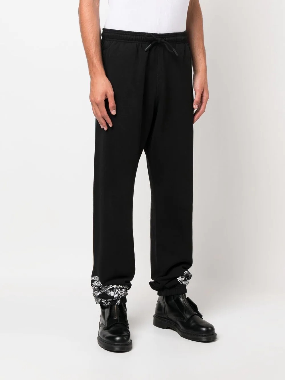 logo-print tapered sweatpants - 3