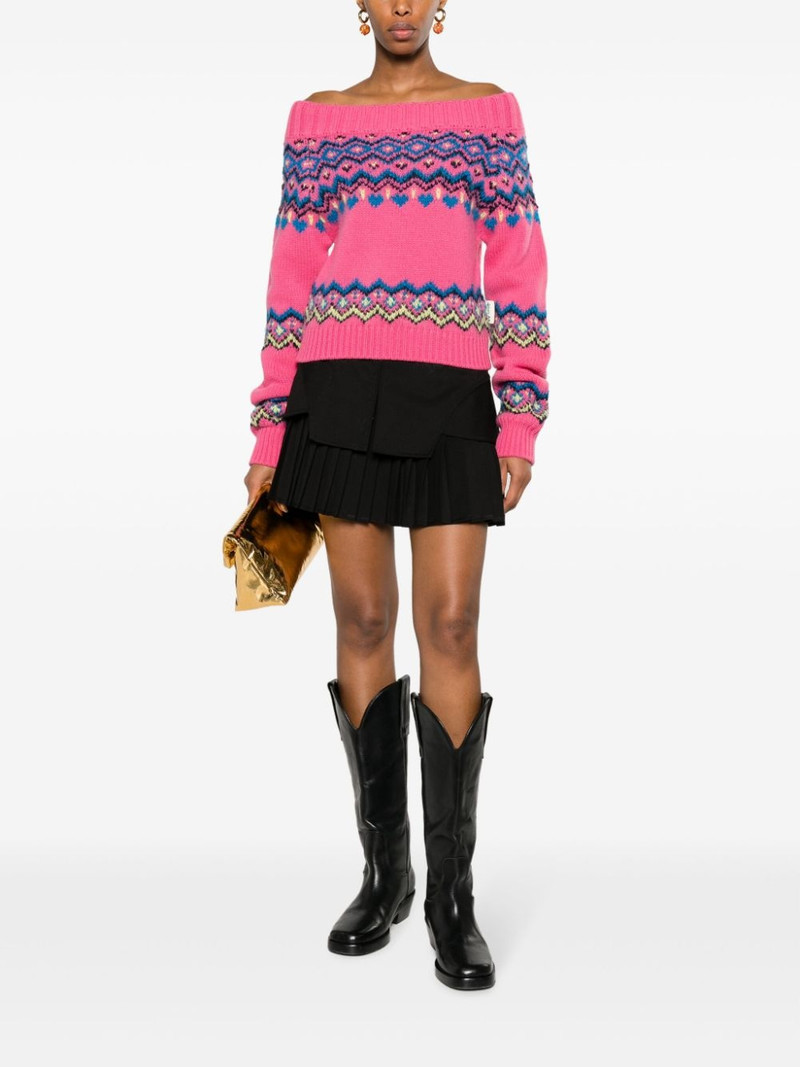 Andersson Bell Tako Nordic off-shoulder jumper outlook