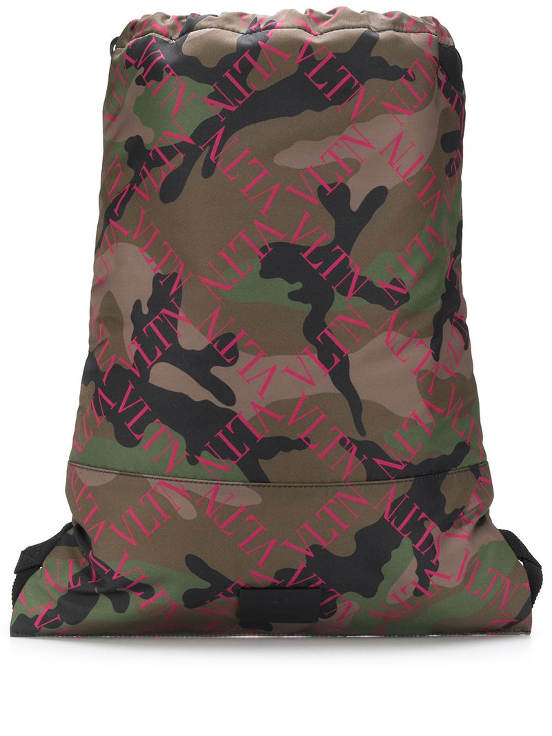 Camouflage drawstring backpack 1