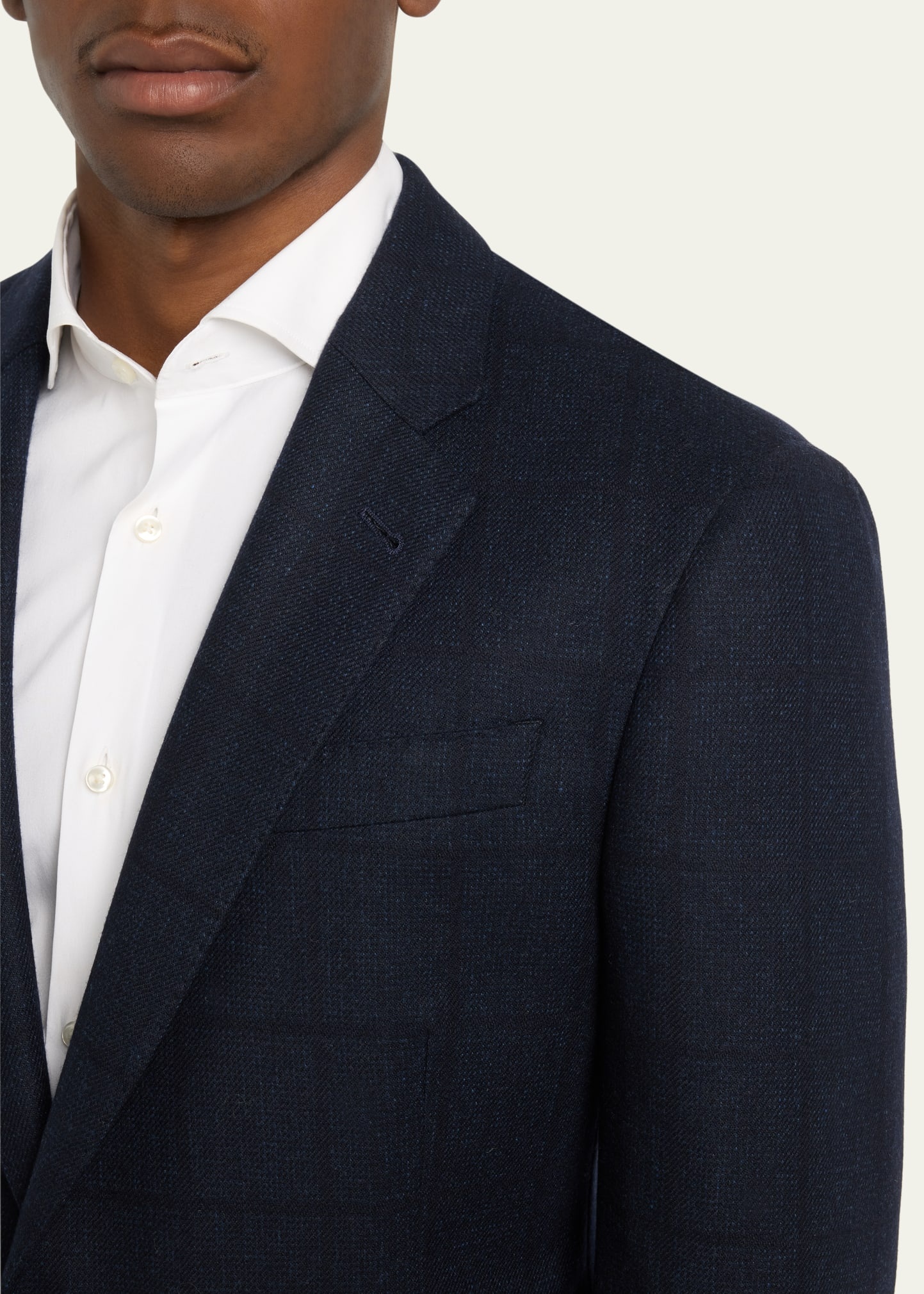 Men's Windowpane Wool-Cashmere Sport Coat - 5