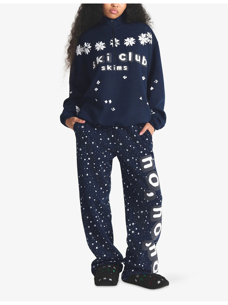 SKIMS Cactus Plant Flea Market x SKIMS 1/4 Zip Oversized Cotton-Jersey Sweatshirt outlook