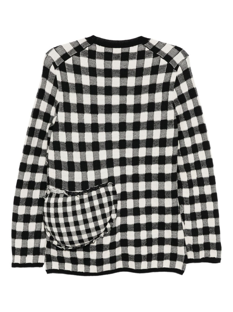 Comme Des Garçons checked jumper outlook