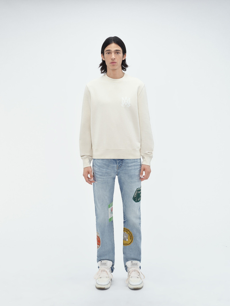 AMIRI TRAVEL PATCH STRAIGHT JEAN outlook