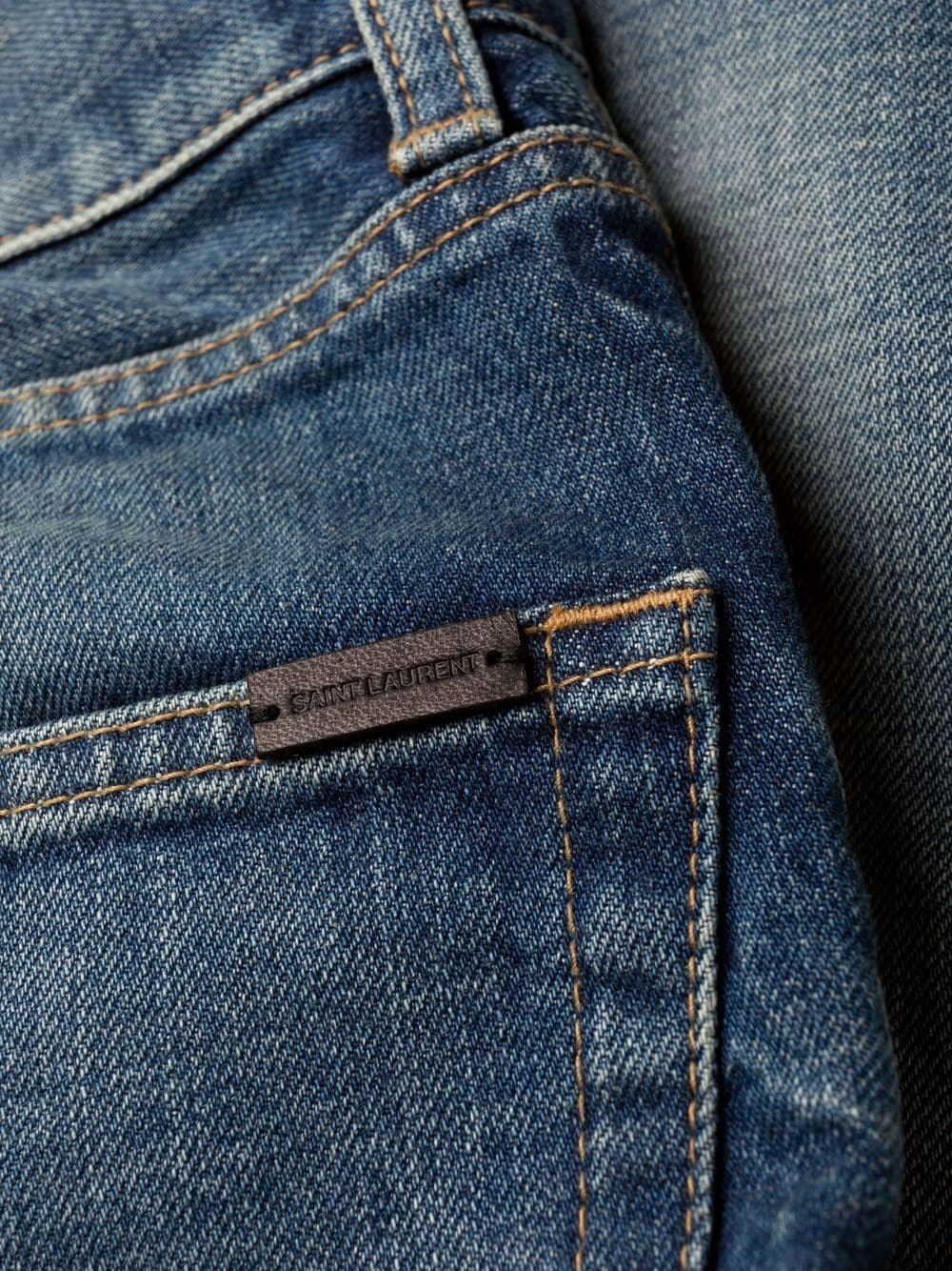 high-rise straight-leg jeans - 5