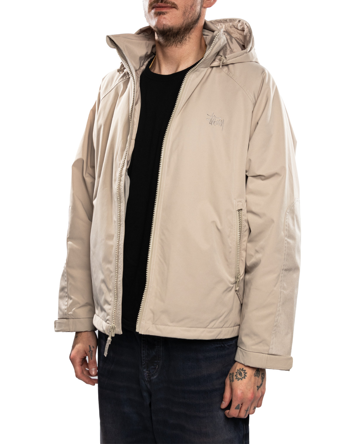 Short Military Parka Stone - 5