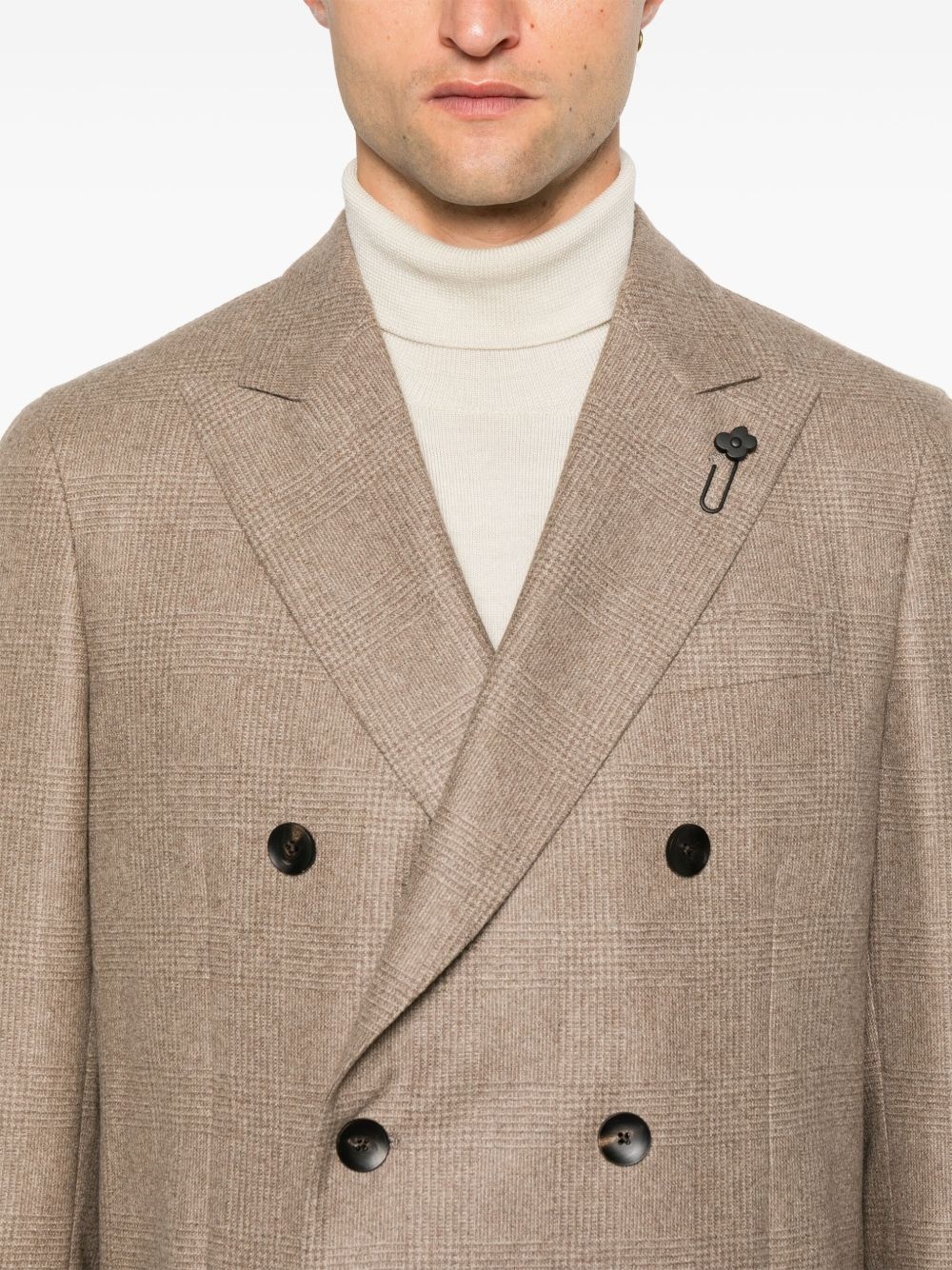 Prince Of Wales-check blazer - 5