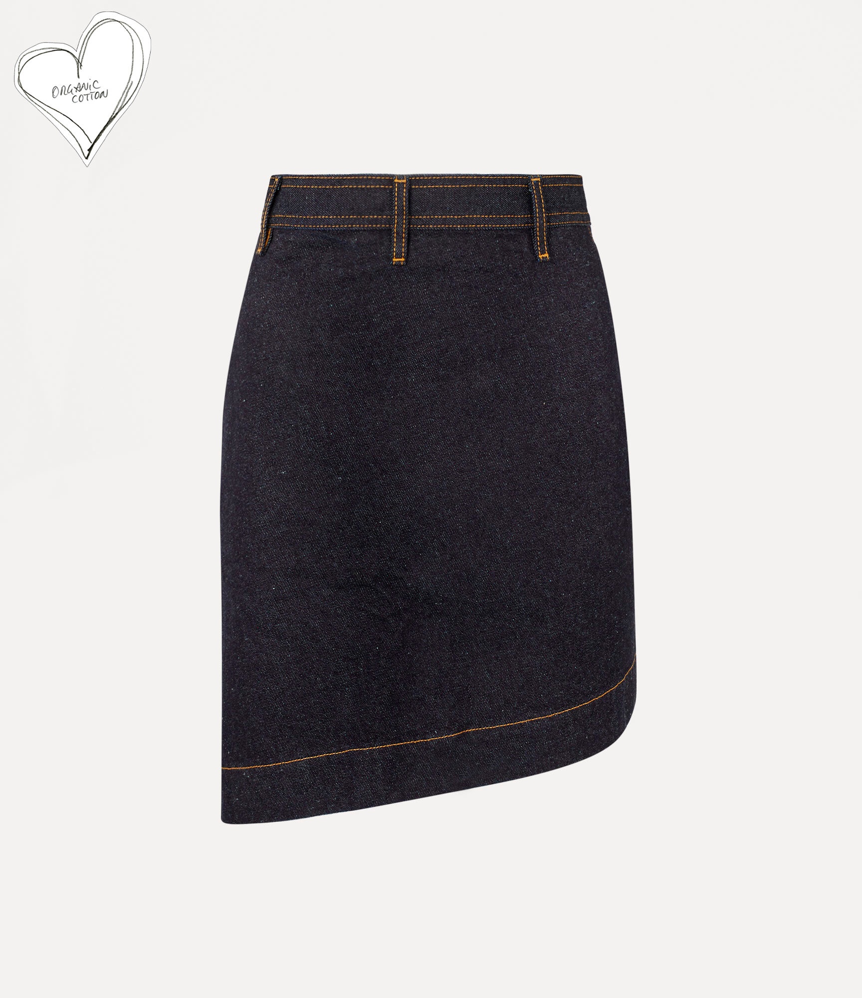 MINI SAIL DENIM SKIRT - 1
