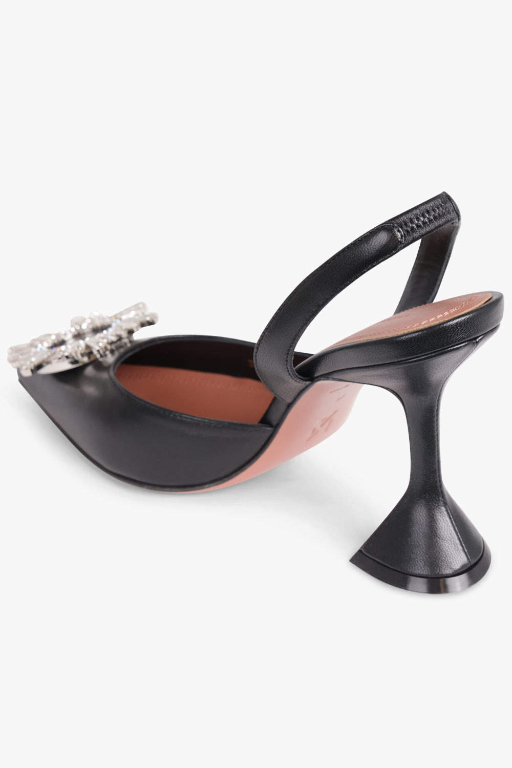 BEGUM 95MM SLINGBACK HEEL | BLACK - 3