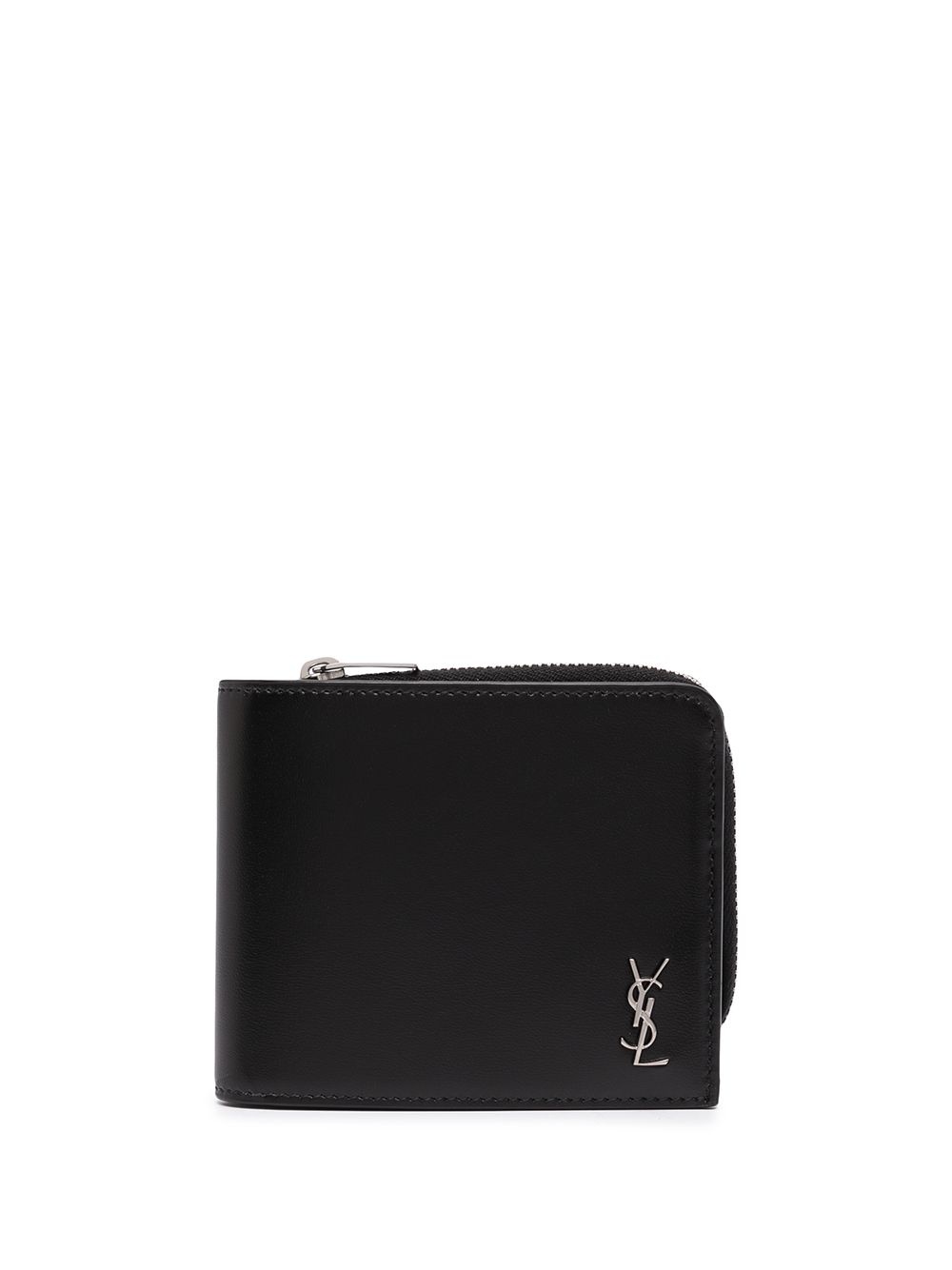 YSL plaque zip-around wallet - 1