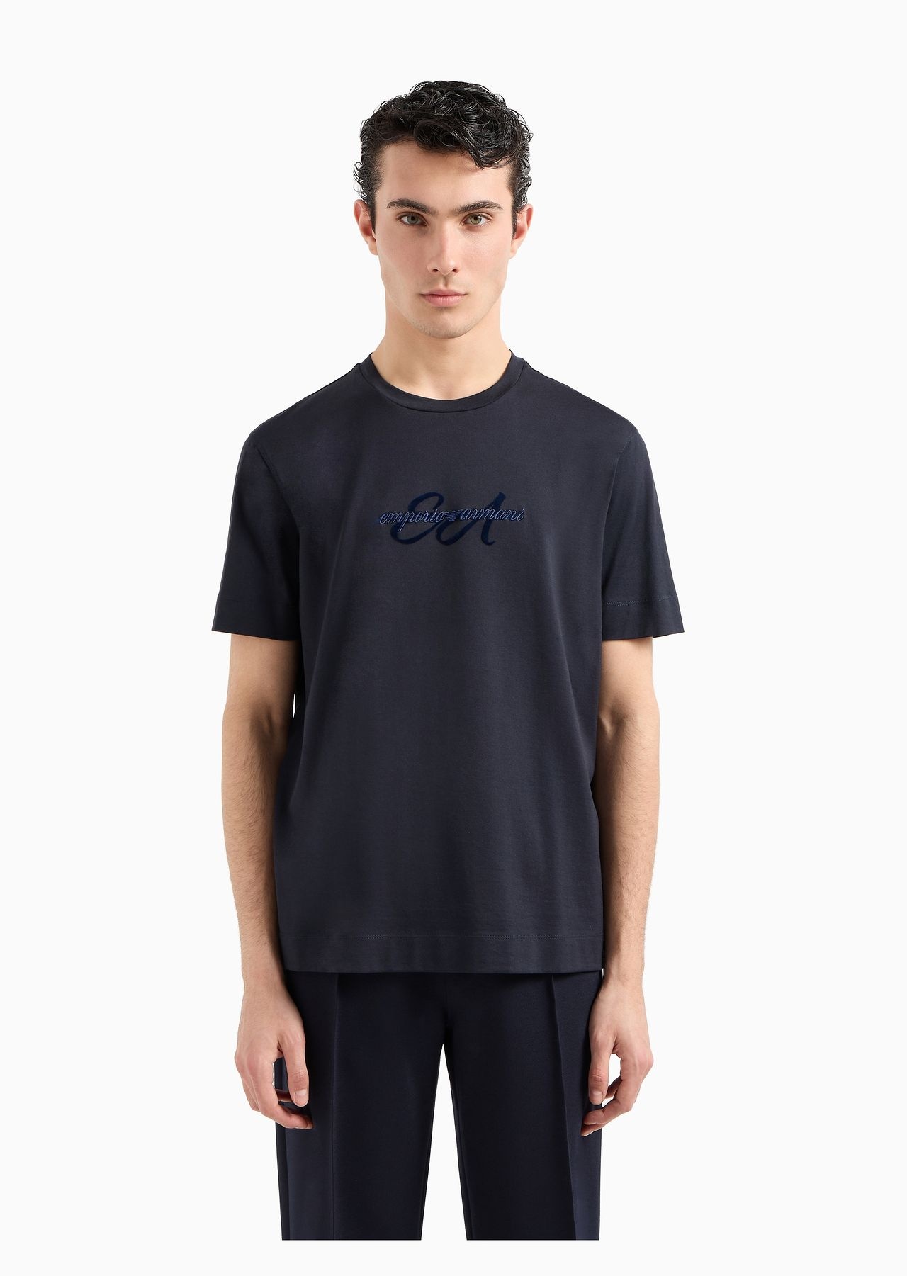 ASV lightweight jersey T-shirt with italic logo embroidery - 2