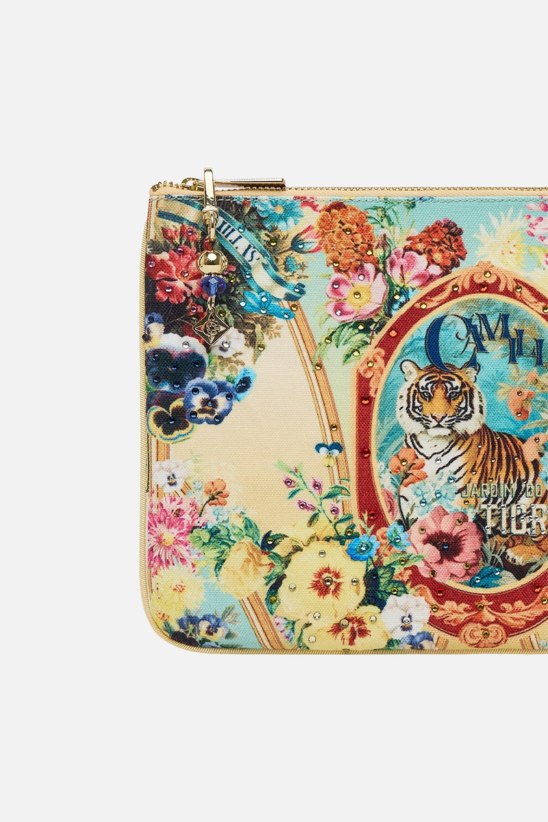 CAMILLA SMALL CANVAS CLUTCH outlook