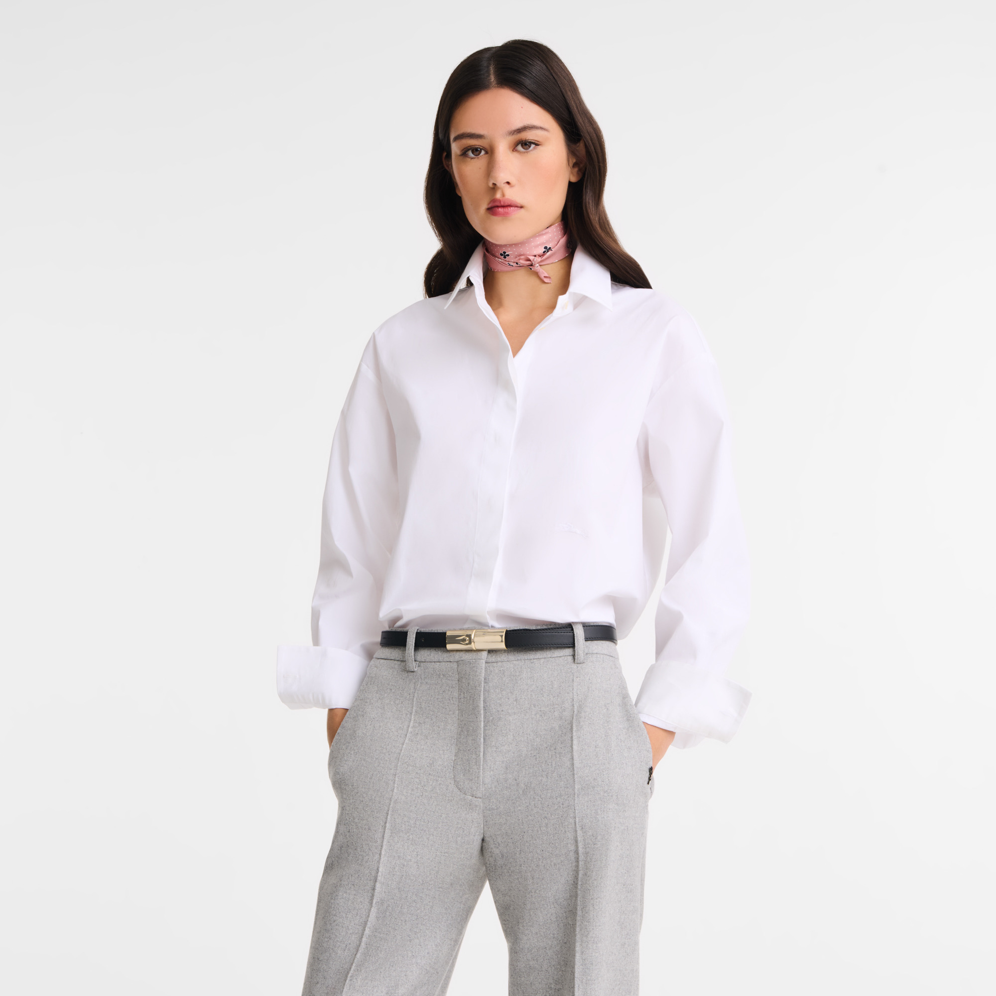 Le Roseau Ladies' belt Black - Leather - 2