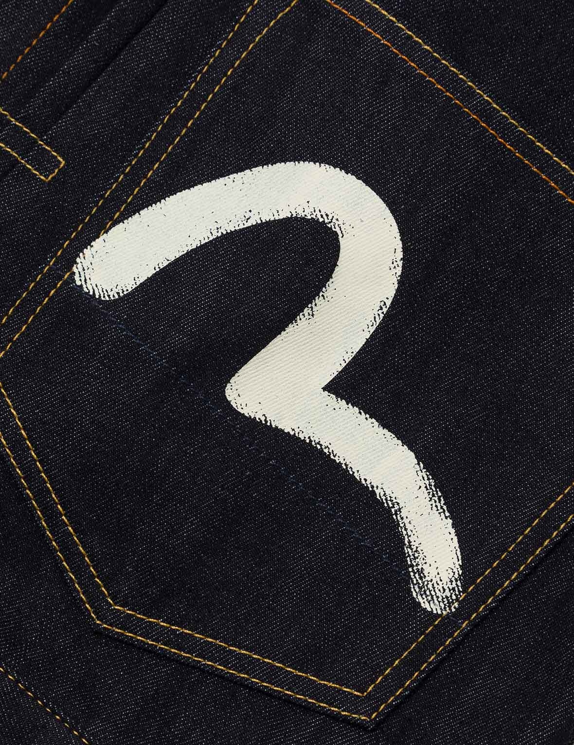 Ecru Seagull Print Relax Fit Denim Jacket - 5