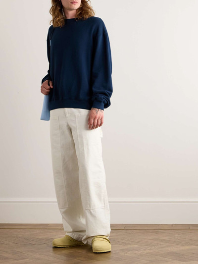 The Elder Statesman Daily Crew Cotton and Cashmere-Blend Jersey Sweatshirt outlook