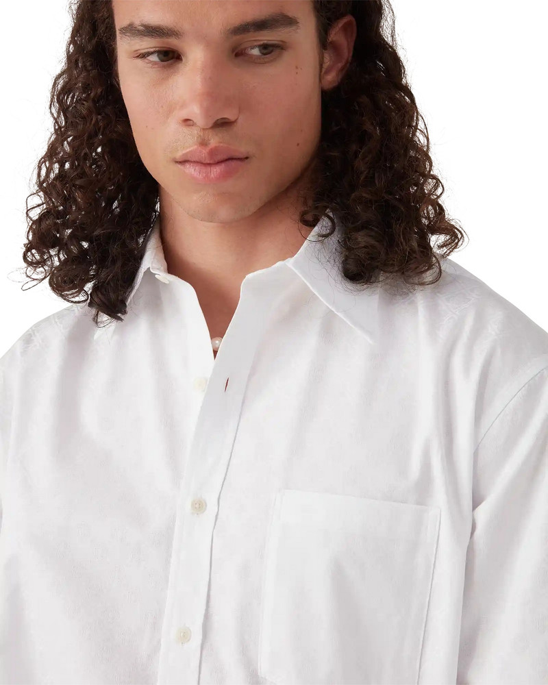Cotton Monogram Jacquard Oxford Shirt 5