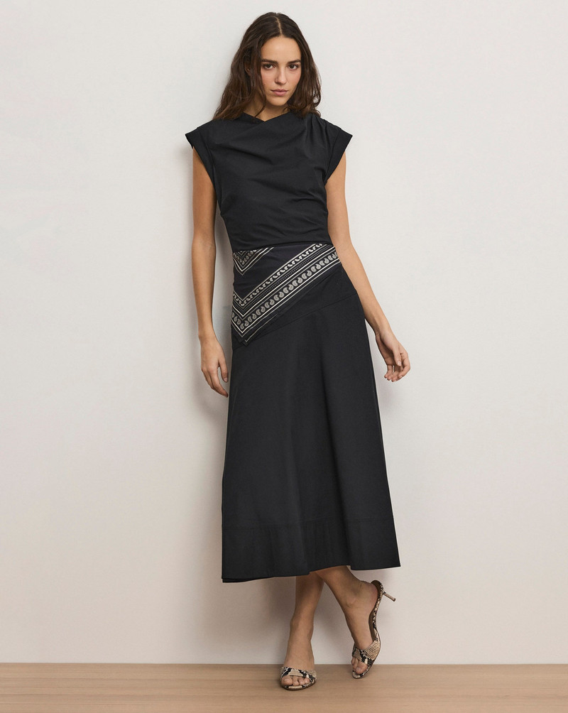LISETTE COTTON POPLIN MIDI DRESS 3