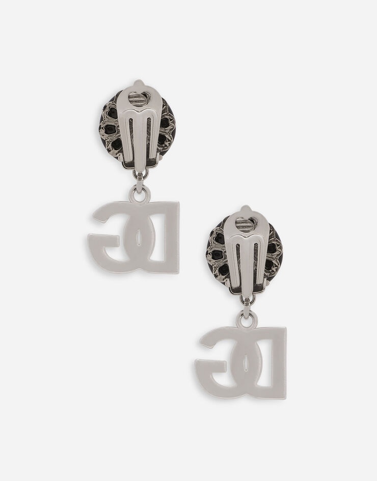 Earrings with DG logo and ball details - 2