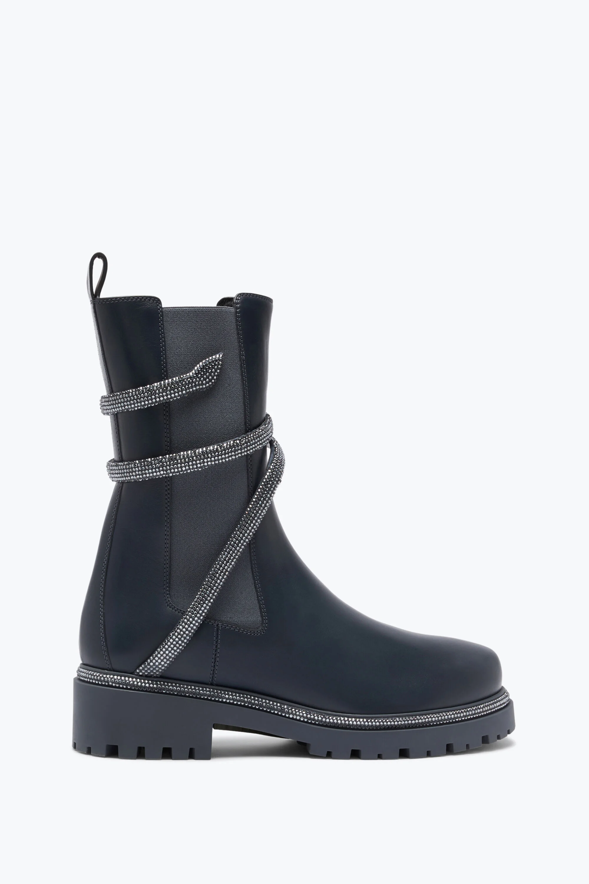 Cleo Grey Bootie With Silver Crystals 25 - 1