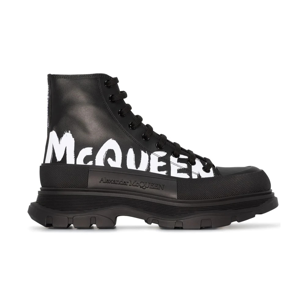 25SS new/alexander mcqueen ルーシュアンクルブーツ Boots Alexander McQueen アレキサンダー・マックイーン チャンキー