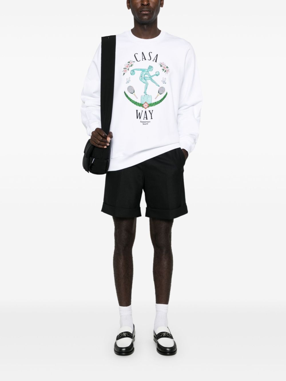 Statue En Marbre embroidered sweatshirt - 2