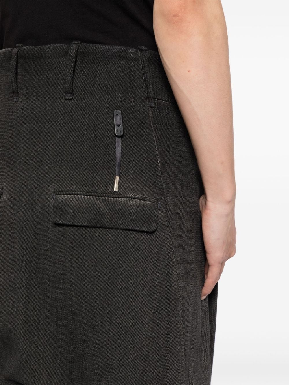 flap pocket trousers - 5