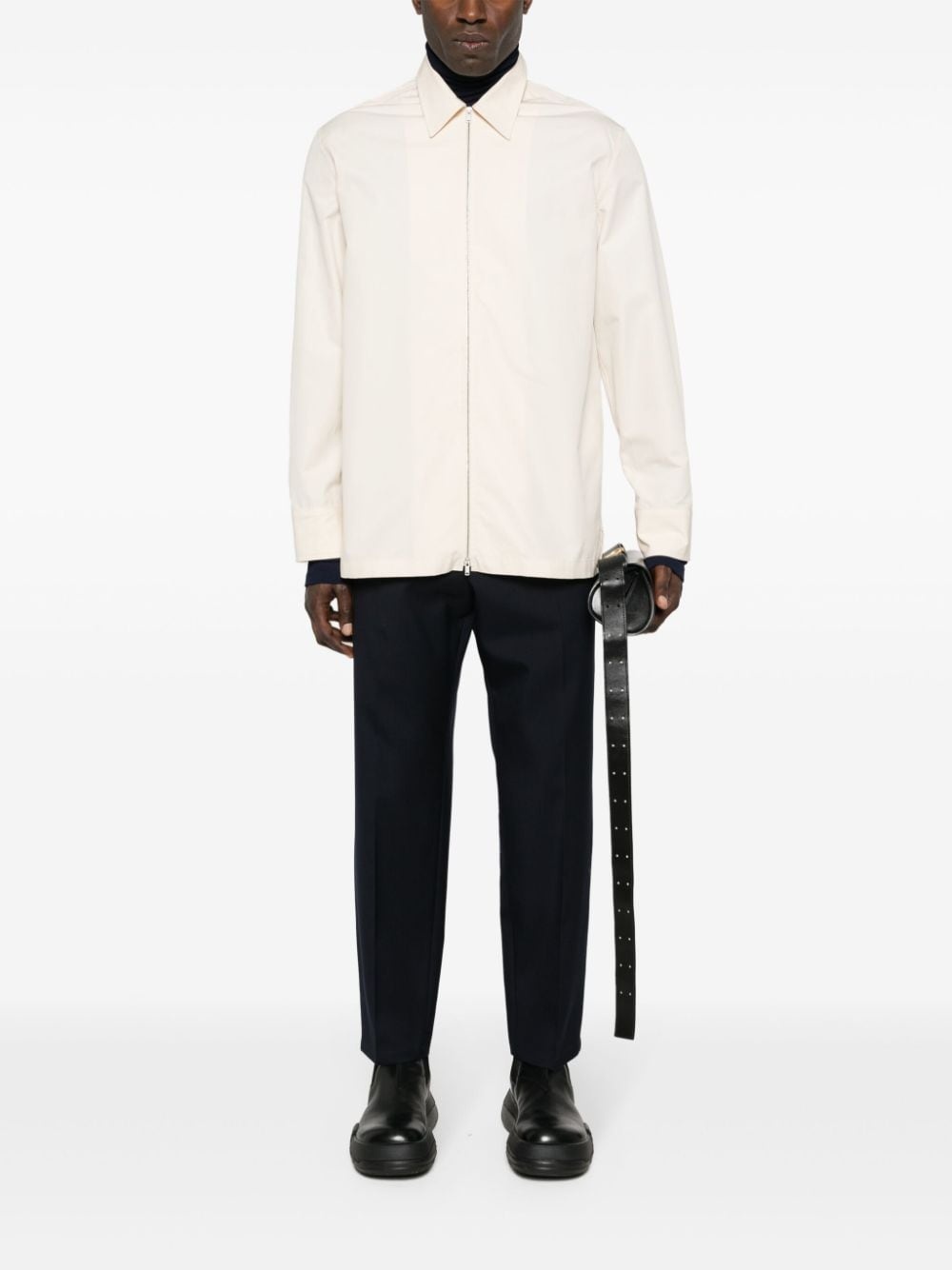tapered-leg cropped trousers - 2