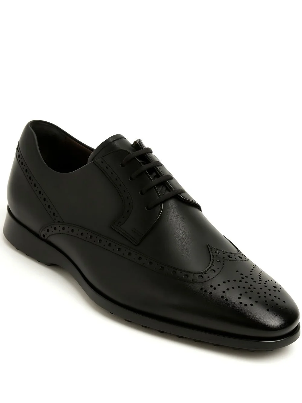 George brogue-detailing derby shoes - 1