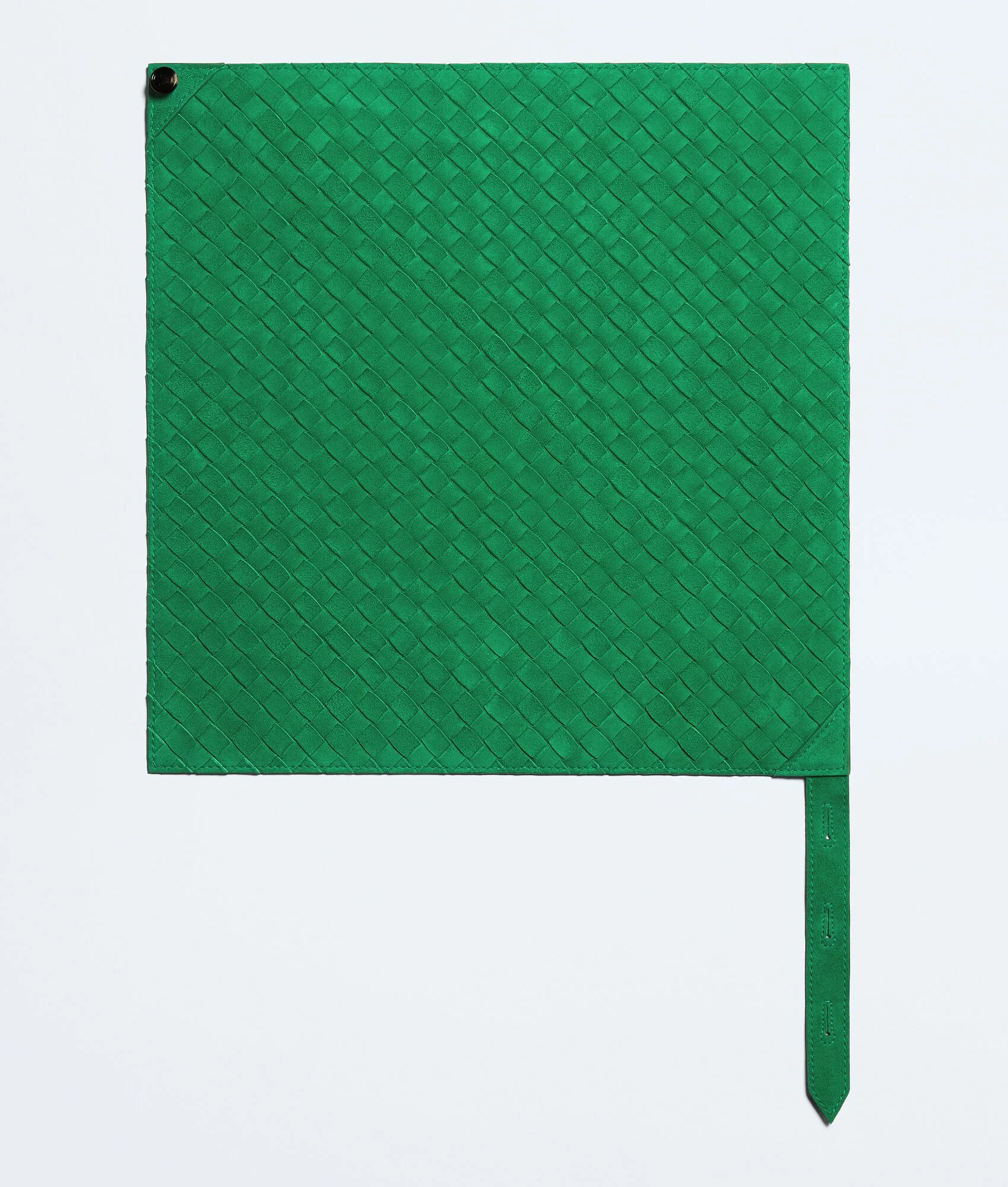 Leather Intrecciato Foulard - 1