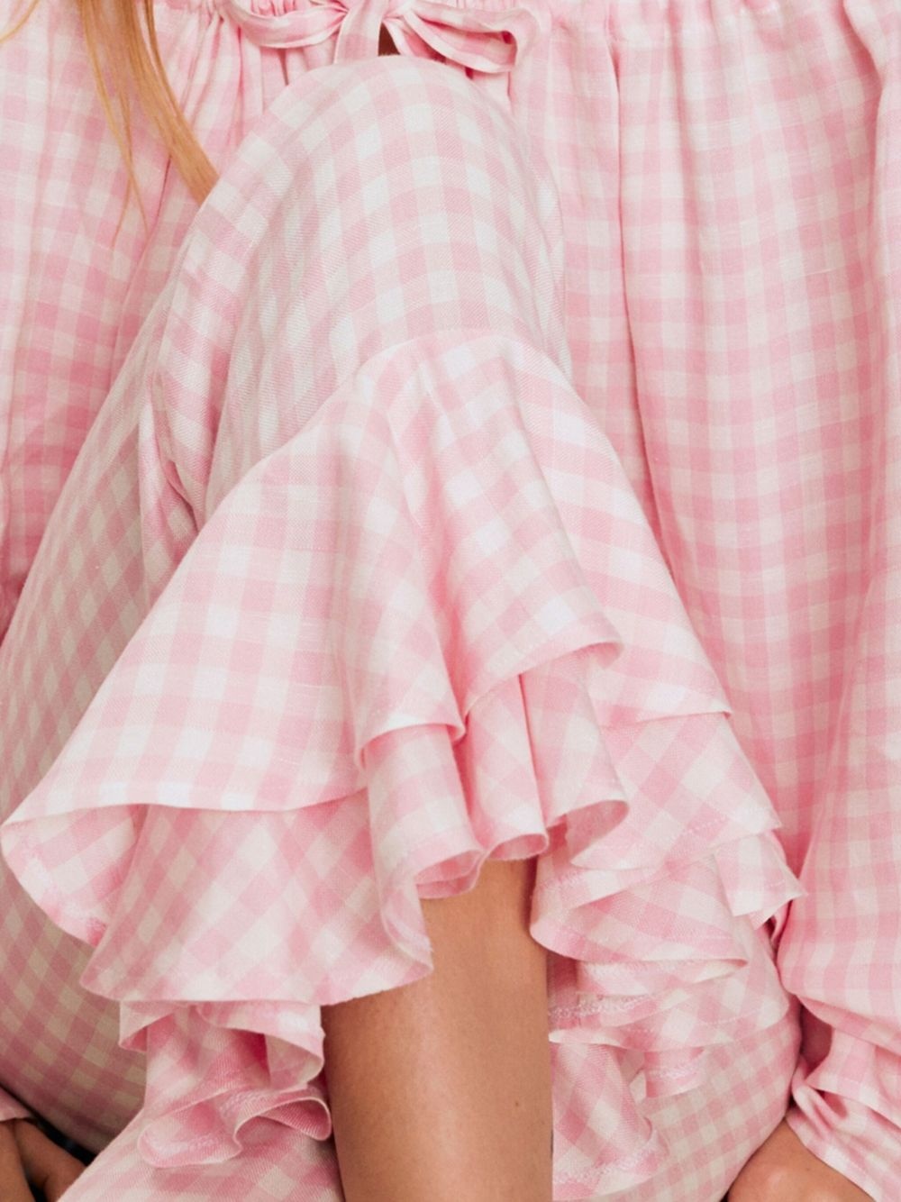 Cha-Cha ruffled-hem lounge trousers - 3