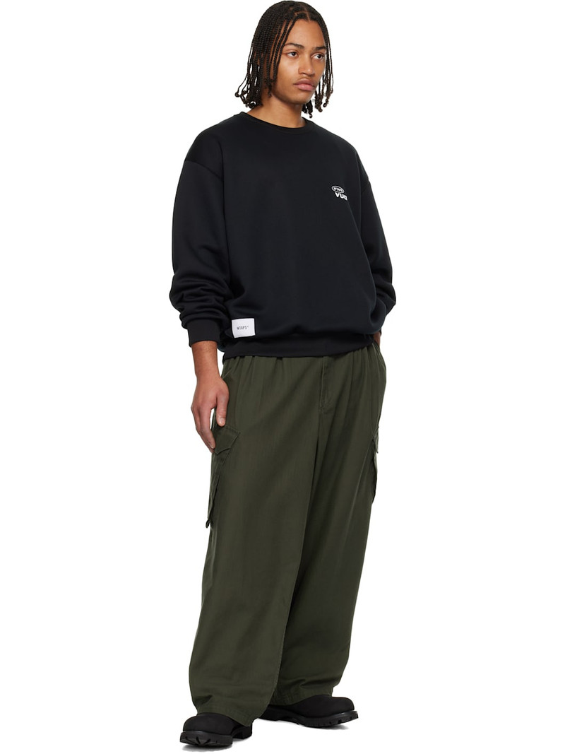 WTAPS Black Wound Sweatshirt outlook