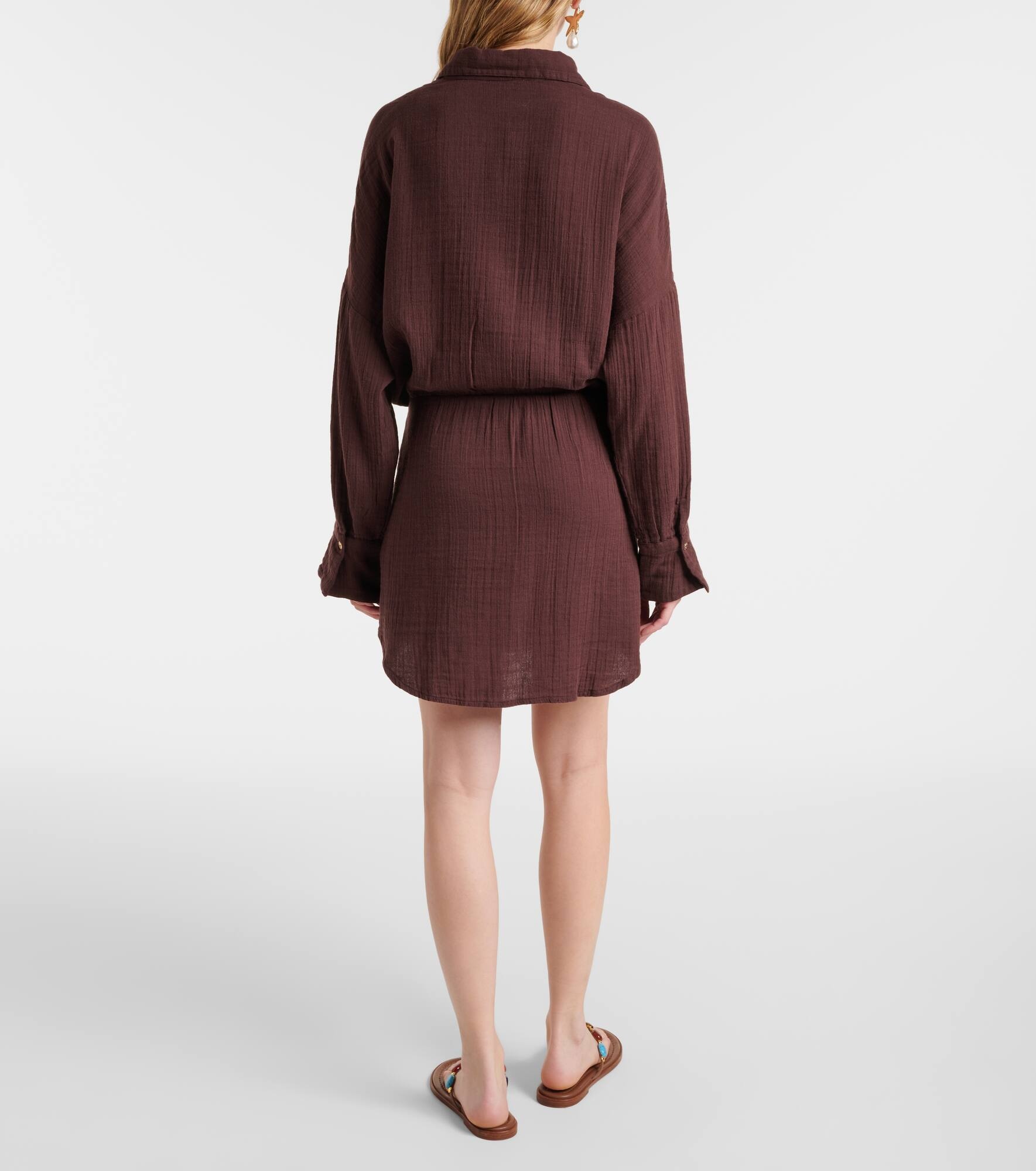 Sara cotton shirt dress - 3