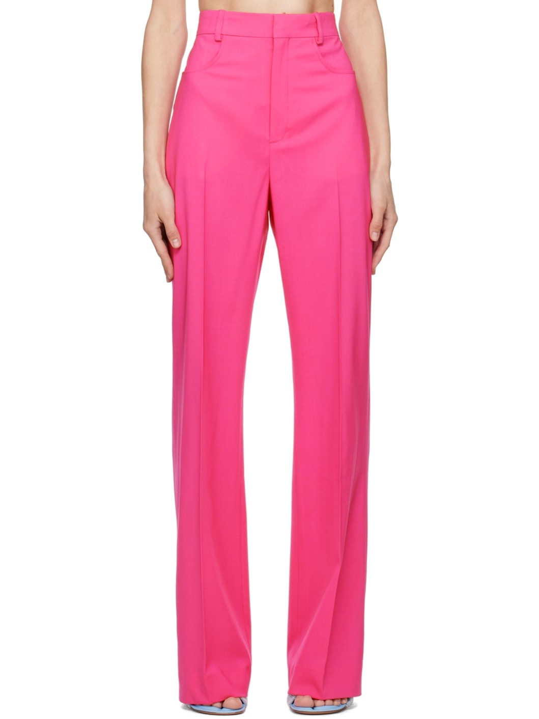 Pink Le Papier 'Le Pantalon Sauge' Trousers - 1