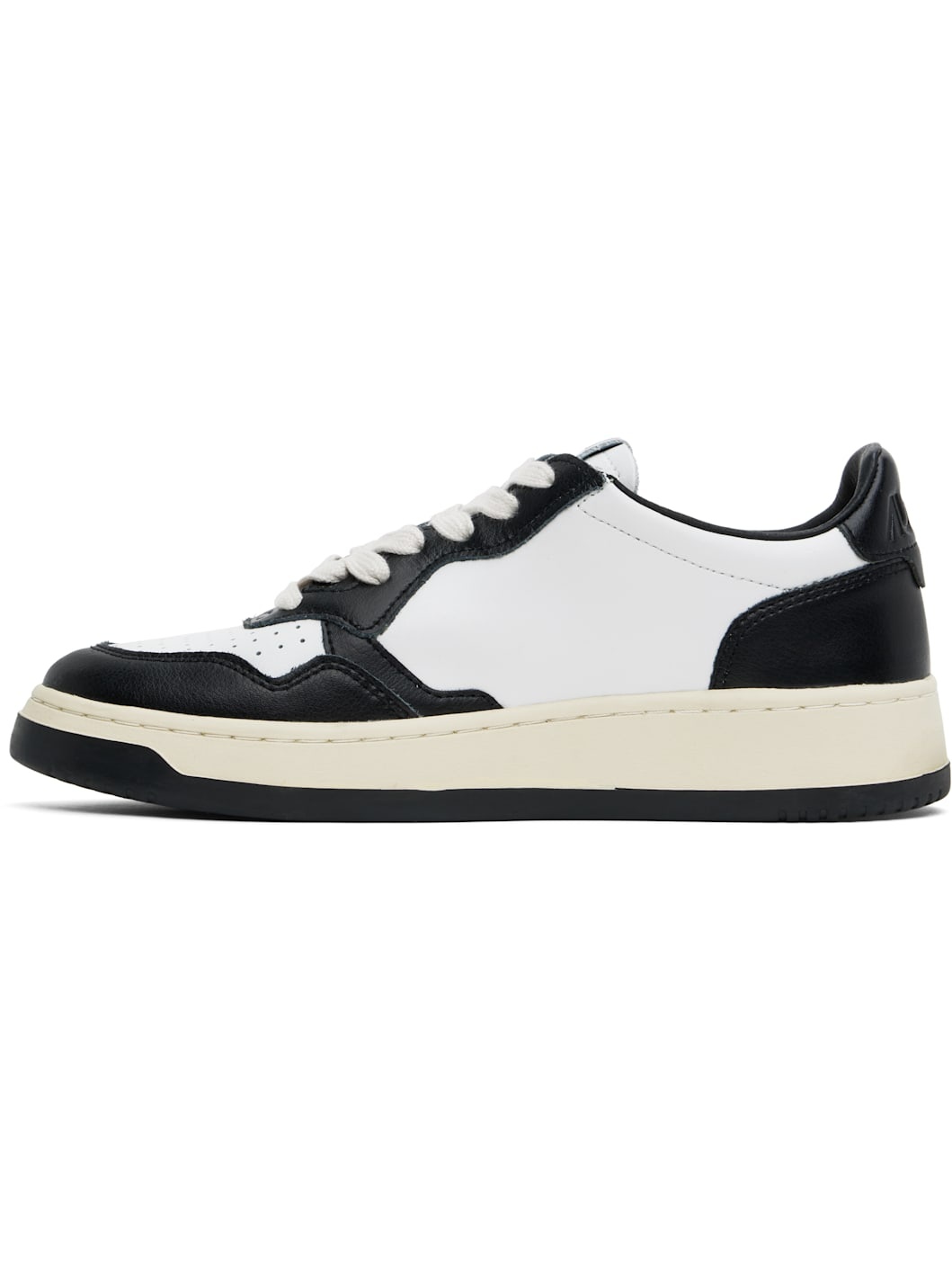 Black & White Medalist Low Sneakers - 3
