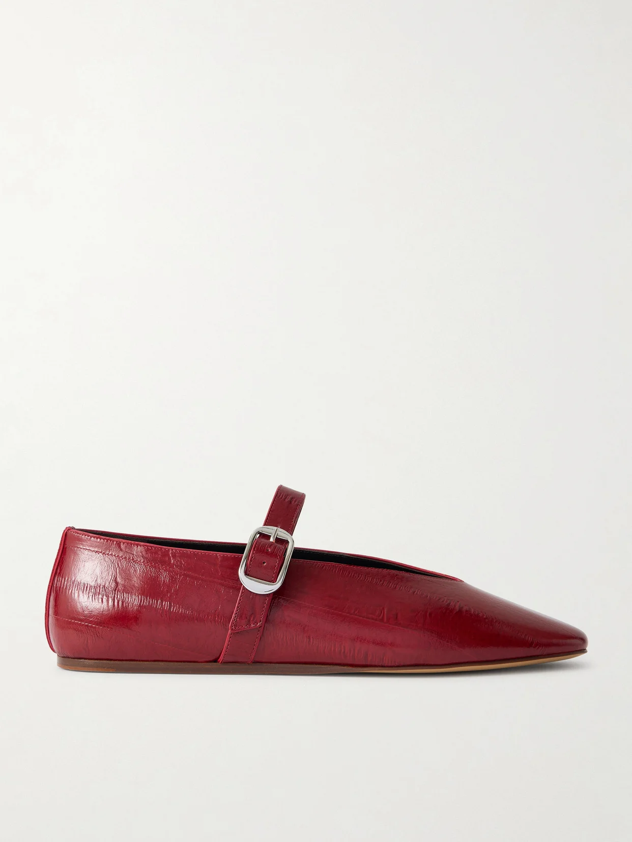 Stella Leather Mary Jane Ballet Flats - 1