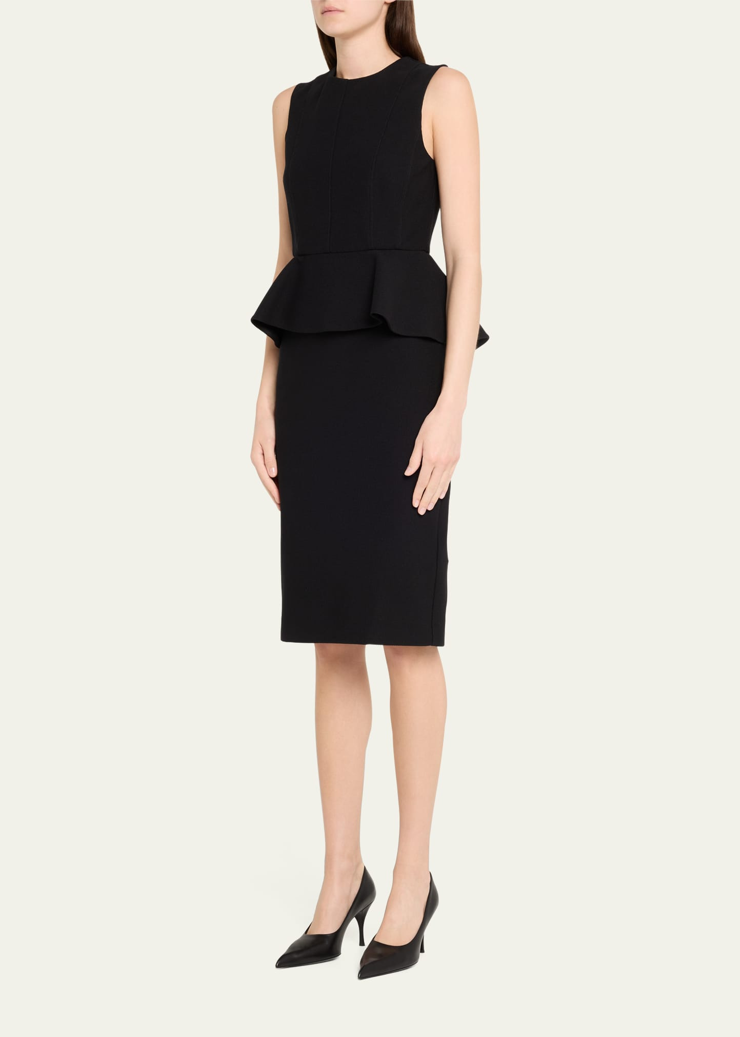Cosmos Sleeveless Peplum Dress - 3