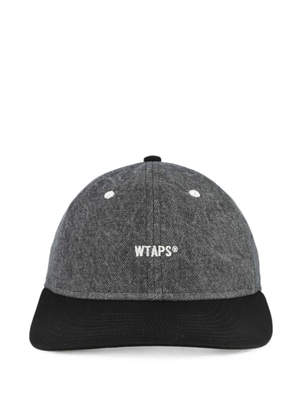 T-6M 07 logo-embroidered denim cap - 1