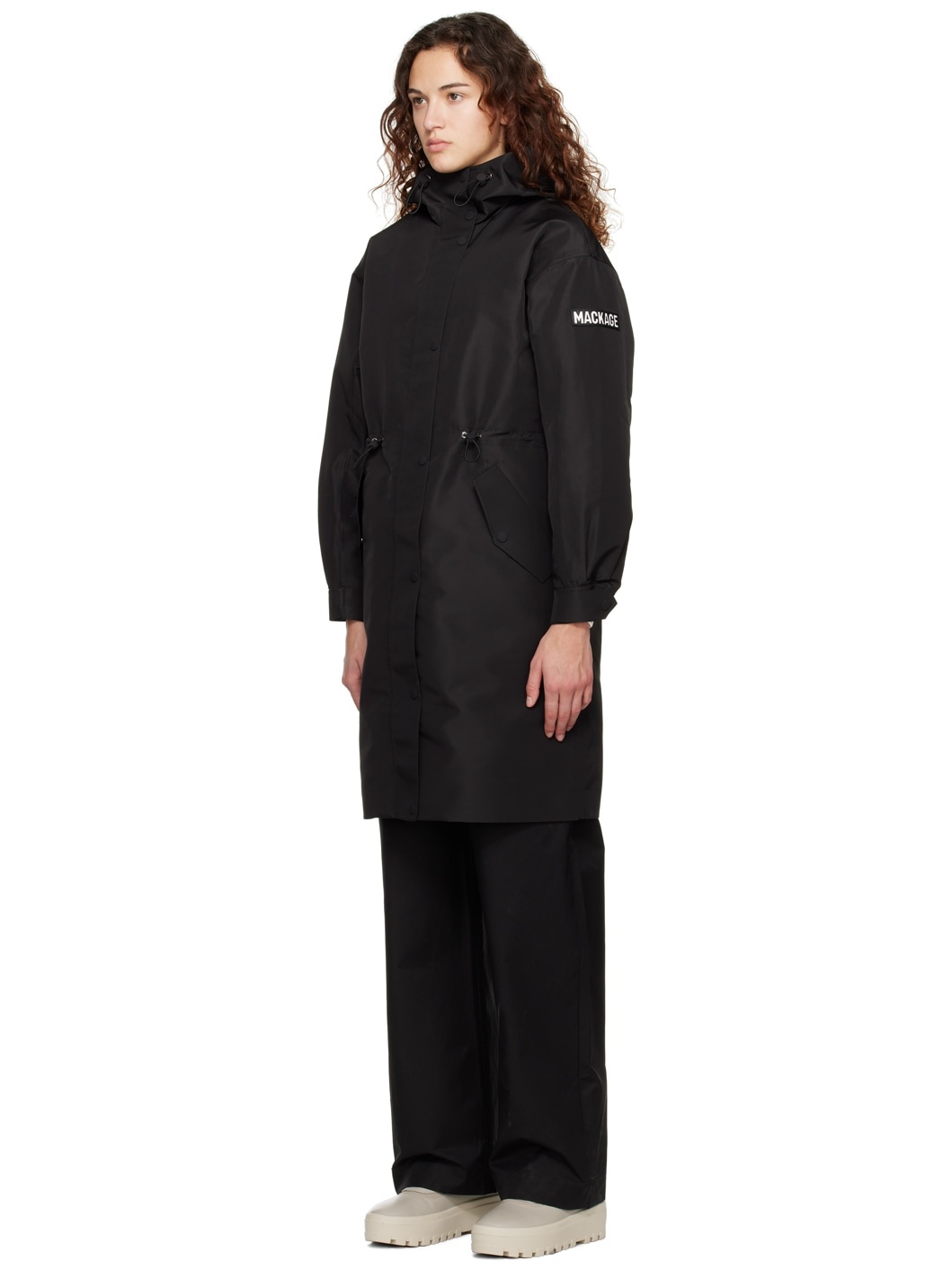 Mackage＊BREER Long 2-in-1 rain parka＊レインパーカ Mackage Breer-City Long 2-in-1 Rain Parka with Removable