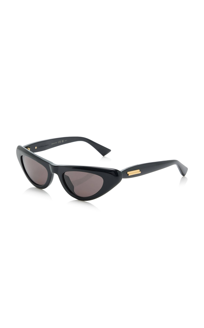 Bottega Veneta Cat-Eye Acetate Sunglasses black outlook