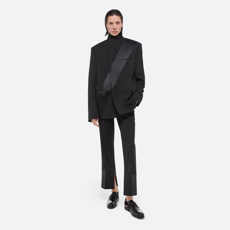 VIRGIN WOOL TUXEDO CAR BLAZER 3