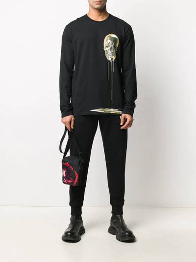 Alexander McQueen skull print long-sleeved T-shirt outlook