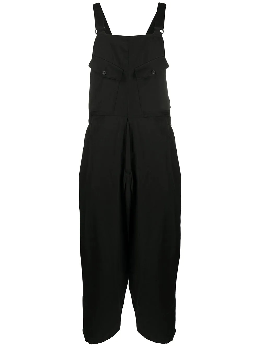 slouched dungaree trousers - 1