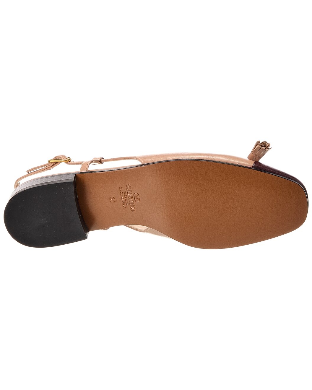 Valentino Valet Du Roi Leather Slingback Ballerina Flat - 4