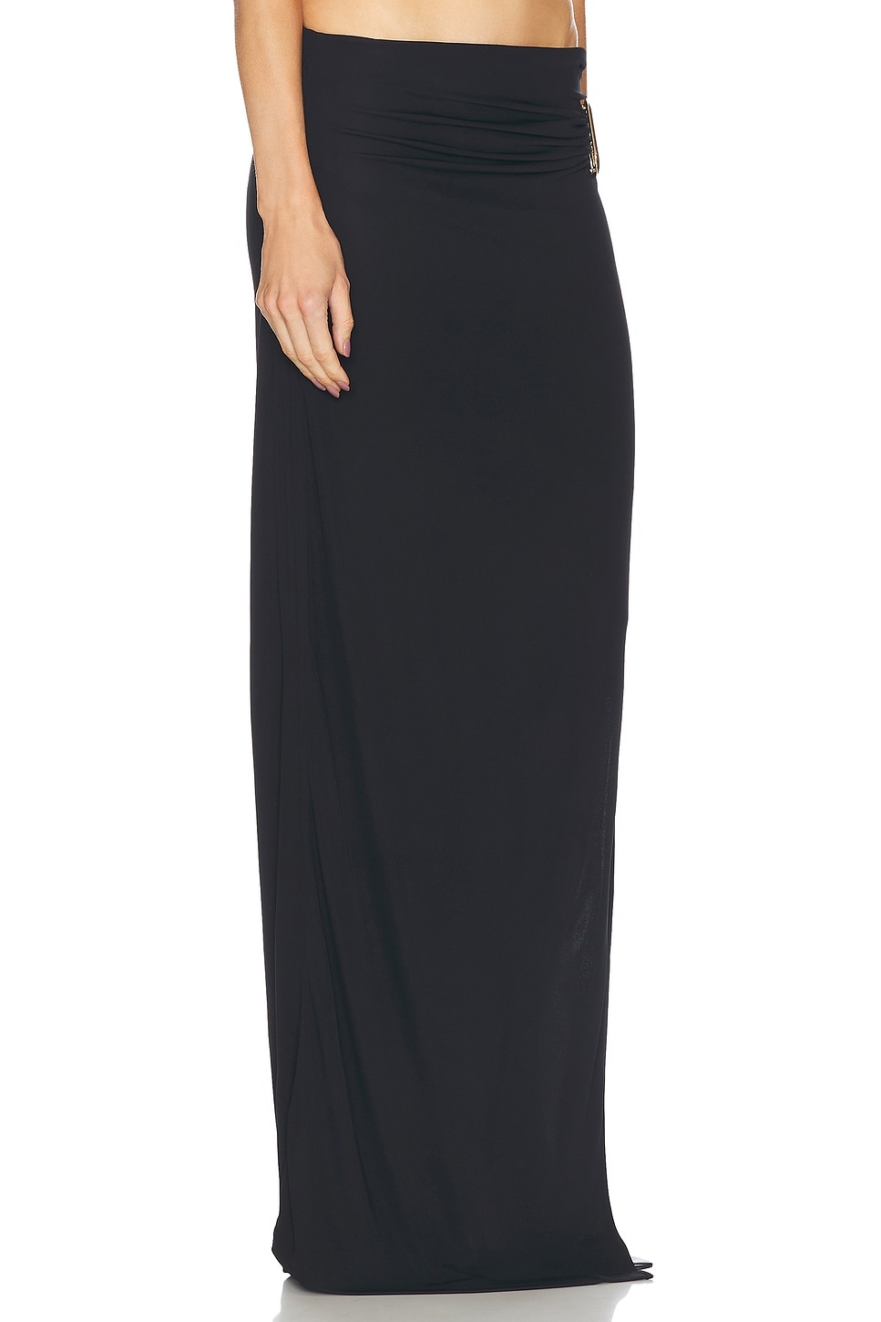 Draped Maxi Skirt - 2