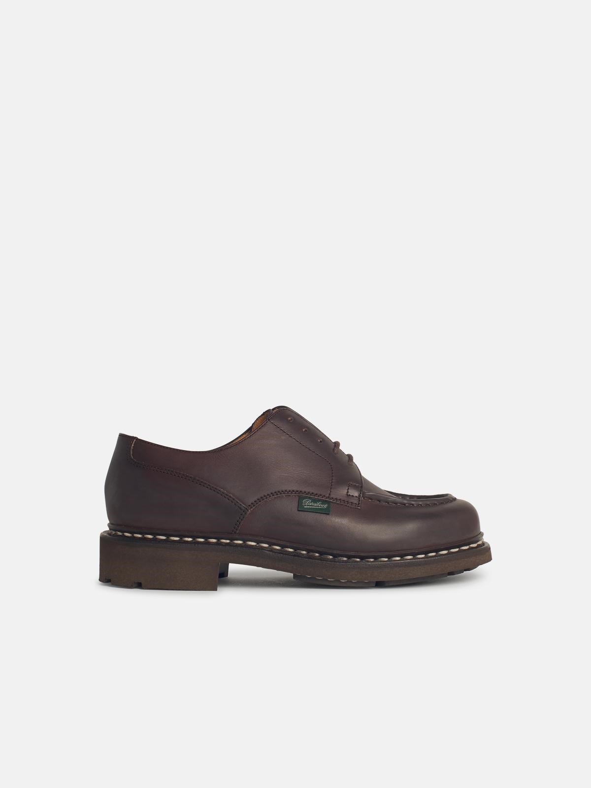 'CHAMBORD' BROWN LEATHER SCARPA - 1