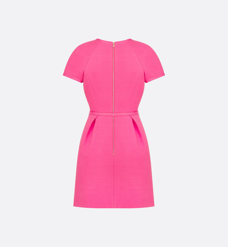 Miss Dior Short Belted Dress 6