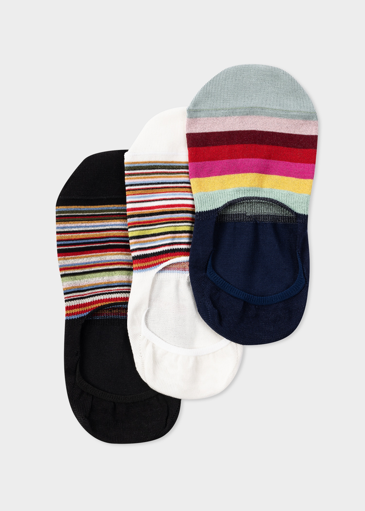 Women's Stripe Loafer Socks Three Pack - 1
