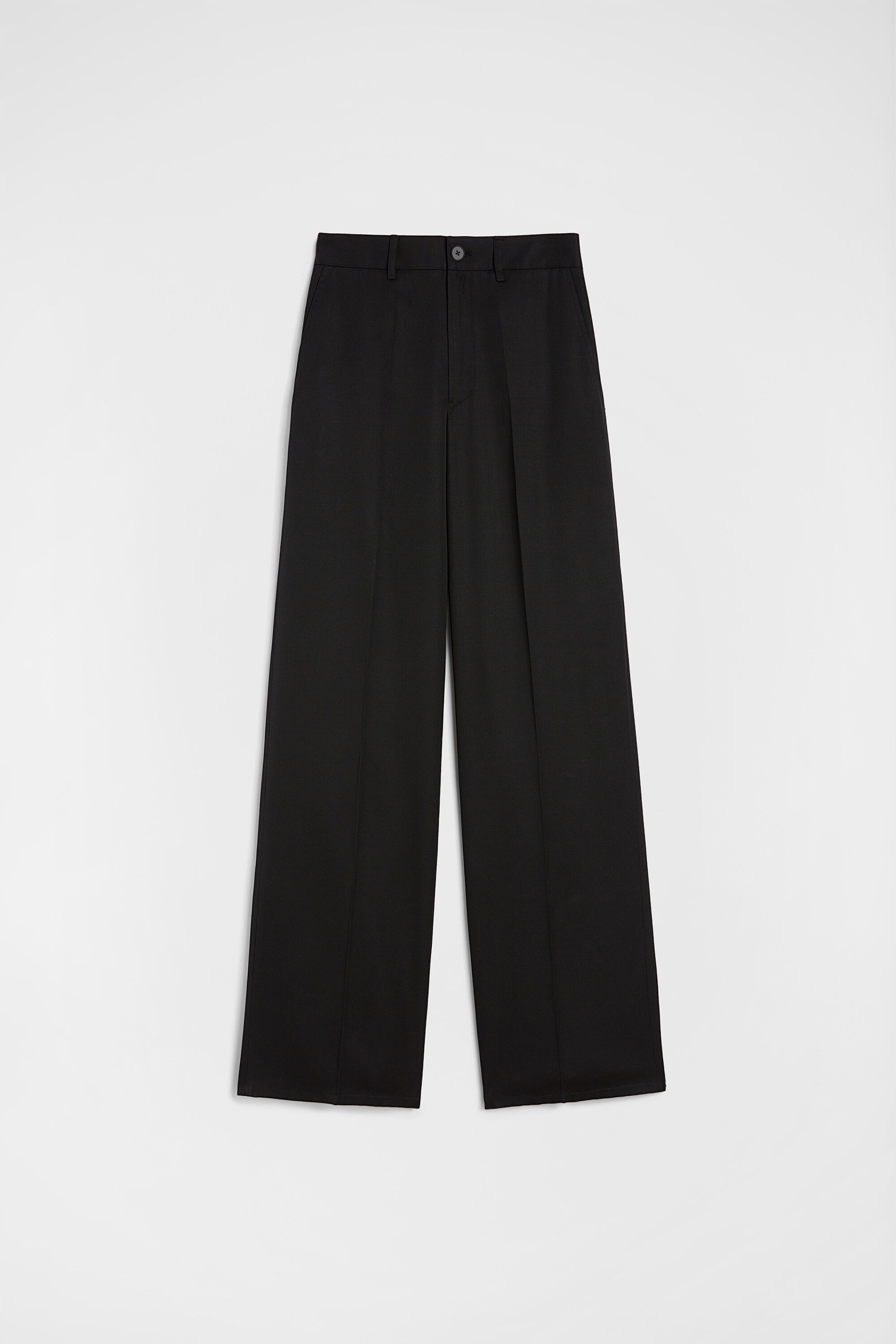 Lightweight Wool Gabardine Trousers - 1