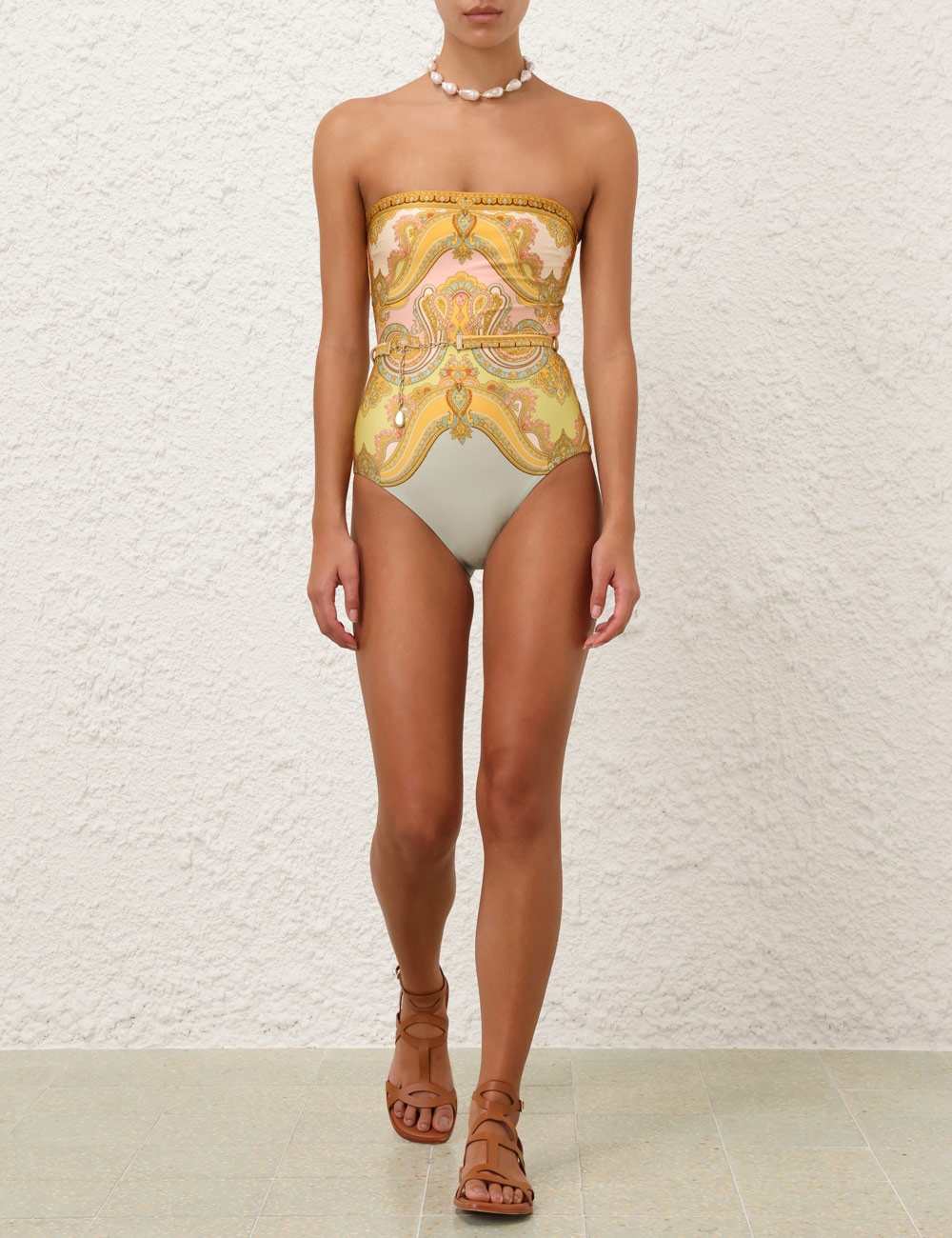 MAXINE CHAIN TRIM BANDEAU 1PC - 5